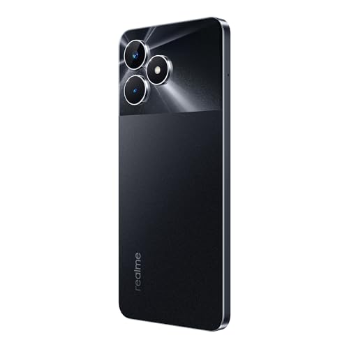 realme Note 50 Smartphone 4+128 GB, 7.99mm Slim and Light Body, 90 Hz Display Screen, 13MP AI Camera, 5000mAh Battery, Dual SIM Cards, Black (Without Adapter) 6