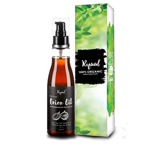 Ryaal Hair Food Onion Hair Oil Nourishing Hair Fall Treatment with Real Onion Extract Intensive Hair Fall Dandruff Treatment, 200 ml 1