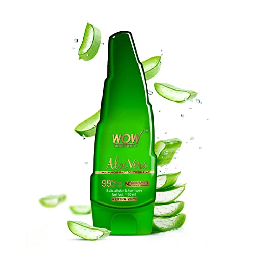 WOW Skin Science 99% Pure Aloe Vera Gel for Face, Skin & Hair - 150ml | Ultimate Gel For Glowing Skin | For Both Men and Women 1