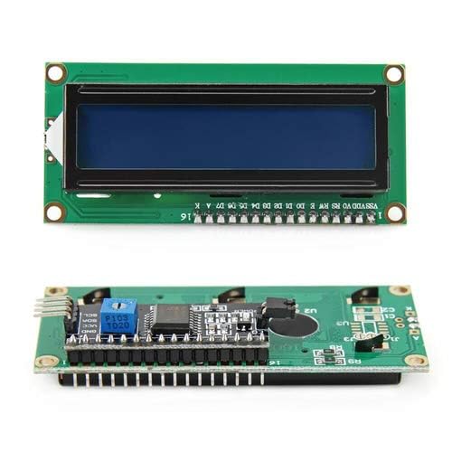 ROBODUINO LCD Display Module with I2C Module (Soldered), Blue Backlight, 16x2 Character 3
