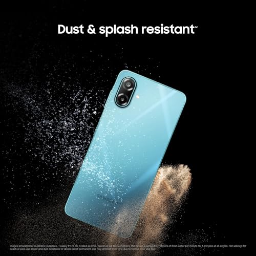 Samsung Galaxy M17e 5G Mobile (Blitz Blue, 4GB RAM, 128GB Storage) | Smoothest 120 Hz Refresh Rate| Monster 6000 mAh Battery | IP54 | 6 Gen OS Upgrades | AI | Gemini Live | Without Charger 5