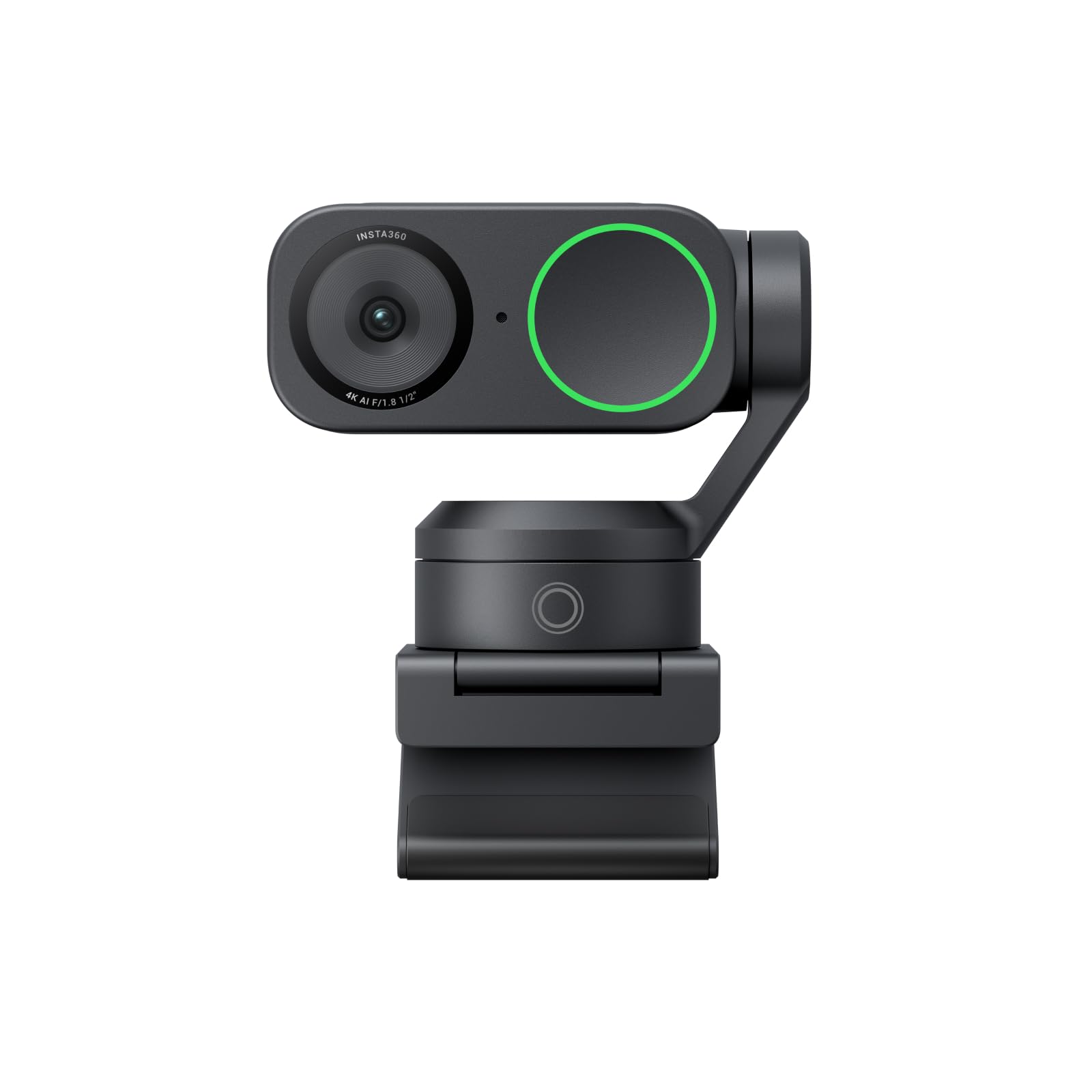 Insta360 Link 2 PTZ Dual Axis Gimbal AI-Powered 4K Webcam with 1/2" Sensor for Increased Detail, Pro Audio, Gesture Control, HDR, AI Tracking, Deskview and Streamer Mode - Built-in Privacy Protection 3
