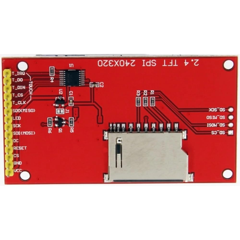 TECHTONICS 2.4-inch SPI Interface 240x320 TFT Display Module with Touch 5