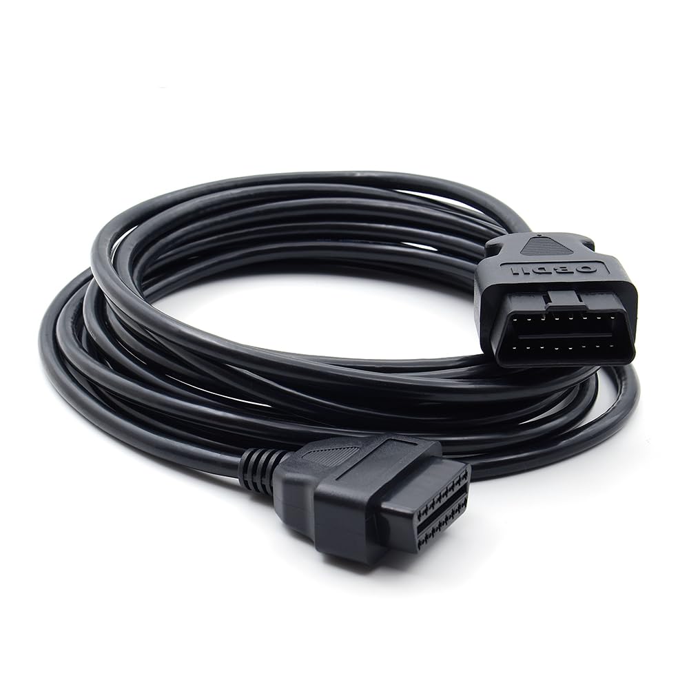 16Pin OBD2 Extension Cable 5m ELM327 ODB2 16 Pin ELM327 OBD II Extensions Cables Connector Interface Adapter Diagnostic Tool 1