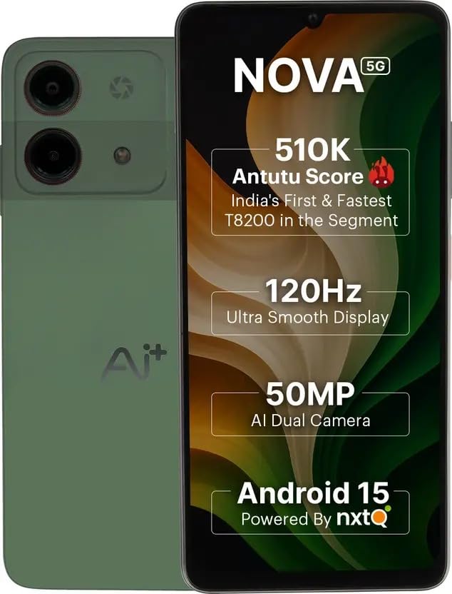 AI+ Nova 5G (Green, 128 GB) (8 GB RAM) 1