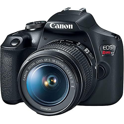 Canon EOS Rebel T7 DSLR Camera with 18-55mm Lens Bundled with 64GB Memory Card + Camera Bag + 58mm UV Filter + Microfiber Cleaning Cloth (5 Items) 2