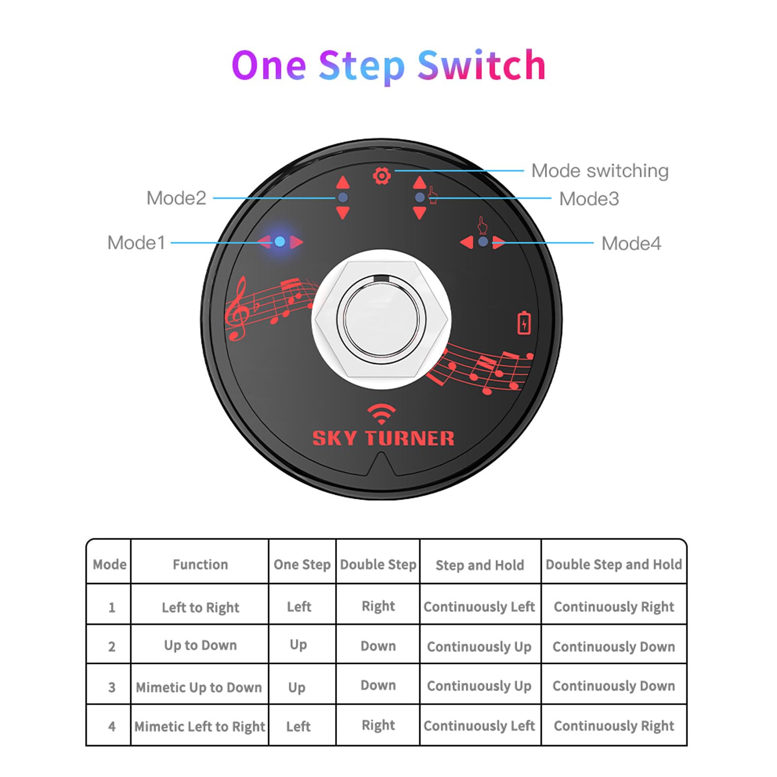 Wireless Page Turner Bluetooth Music Page Pedal Rechargeable Foot Switches for iPad Tablet Android IOS Phones Electronic Music Scores E-books PPT Pictures (Silver) 6
