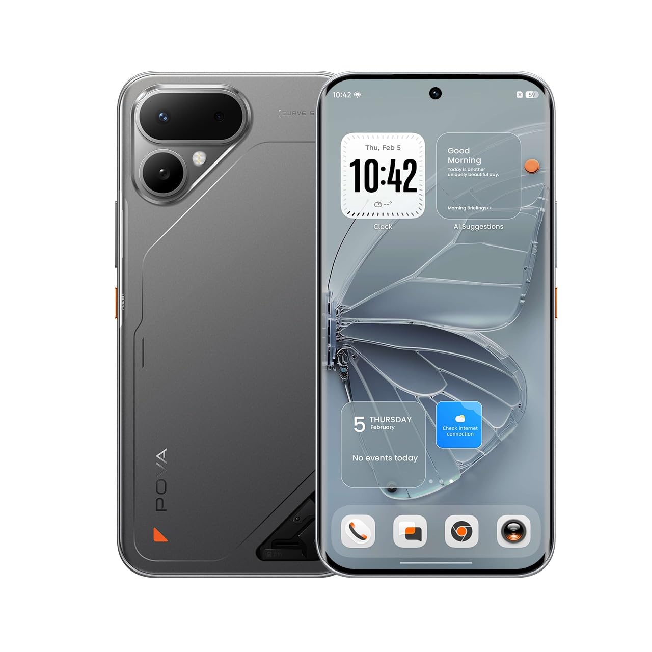 Tecno Pova Curve 2 5G (Storm Titanium, 8GB RAM, 256GB Storage) 1