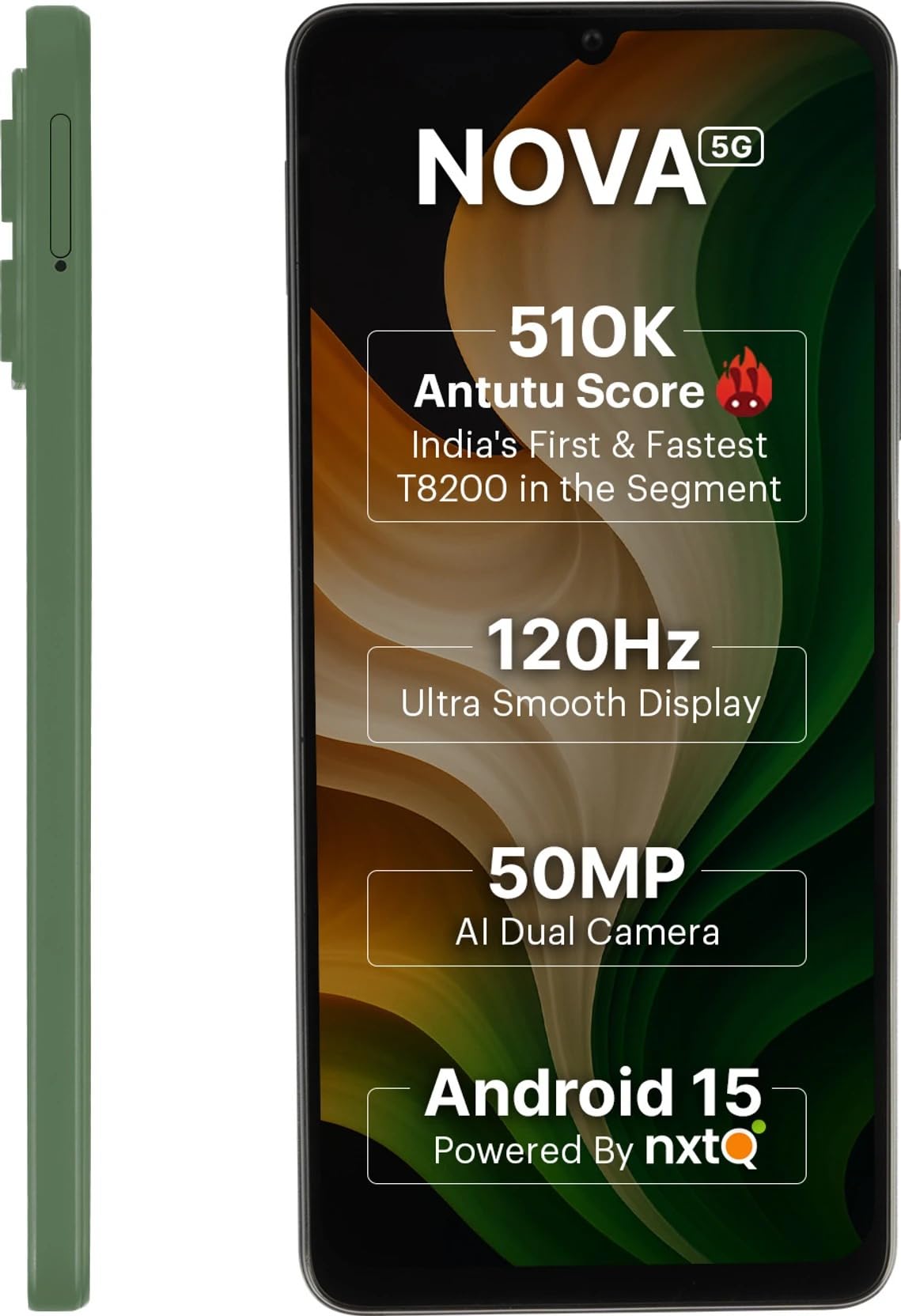 AI+ Nova 5G (Green, 128 GB) (8 GB RAM) 6