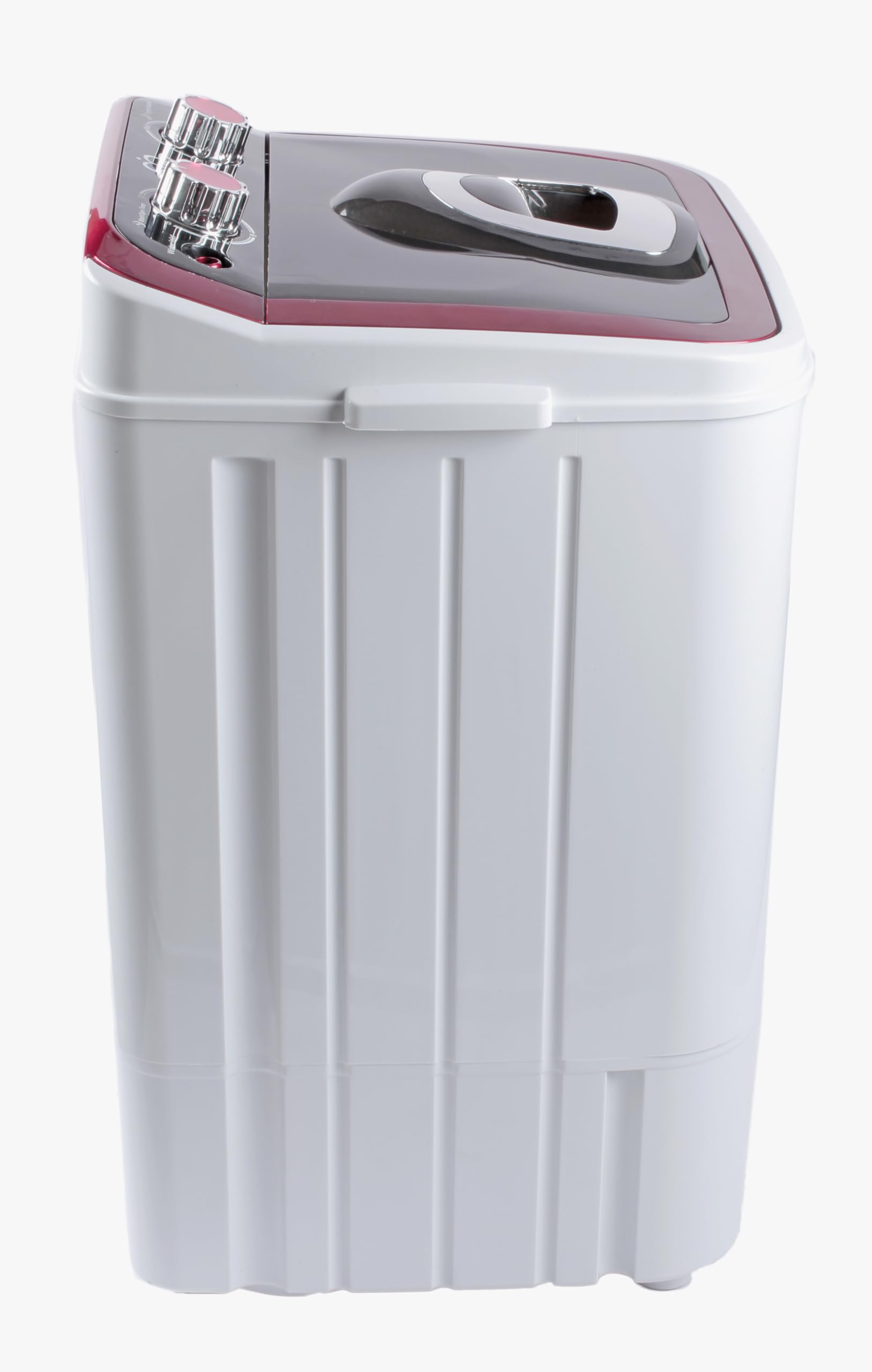 DMR Model DMR 46-1218 (W2Yr) Top Load Single Tub 4.6Kg Portable Mini Washing Machine with 2kg Steel Dryer Basket (Red) - With 2 years Free Spare Supply Warranty 3