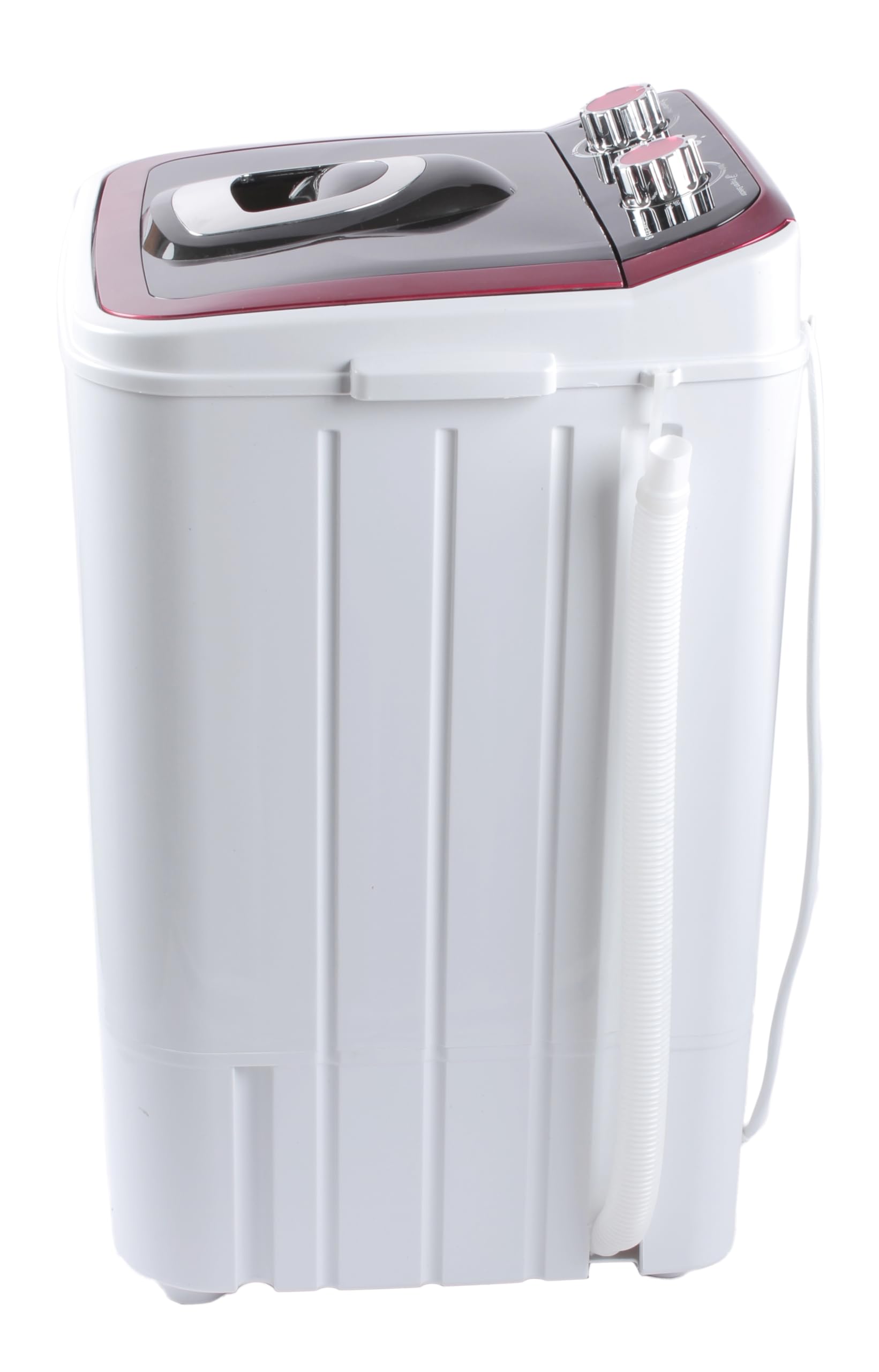DMR Model DMR 46-1218 (W2Yr) Top Load Single Tub 4.6Kg Portable Mini Washing Machine with 2kg Steel Dryer Basket (Red) - With 2 years Free Spare Supply Warranty 2