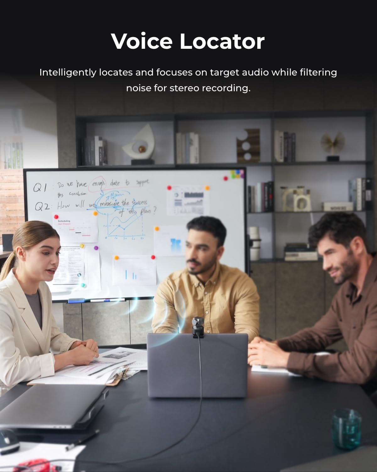 OBSBOT Tiny 3 AI-Powered Spatial Audio 4K Webcam, AI Tracking PTZ Camera with 1/1.28" Sensor, Tri-Mic, Voice & Gesture Control, 120FPS, HDR, Web Cam for PC, Laptop, Streaming, Meeting, Switch 2, etc. 6