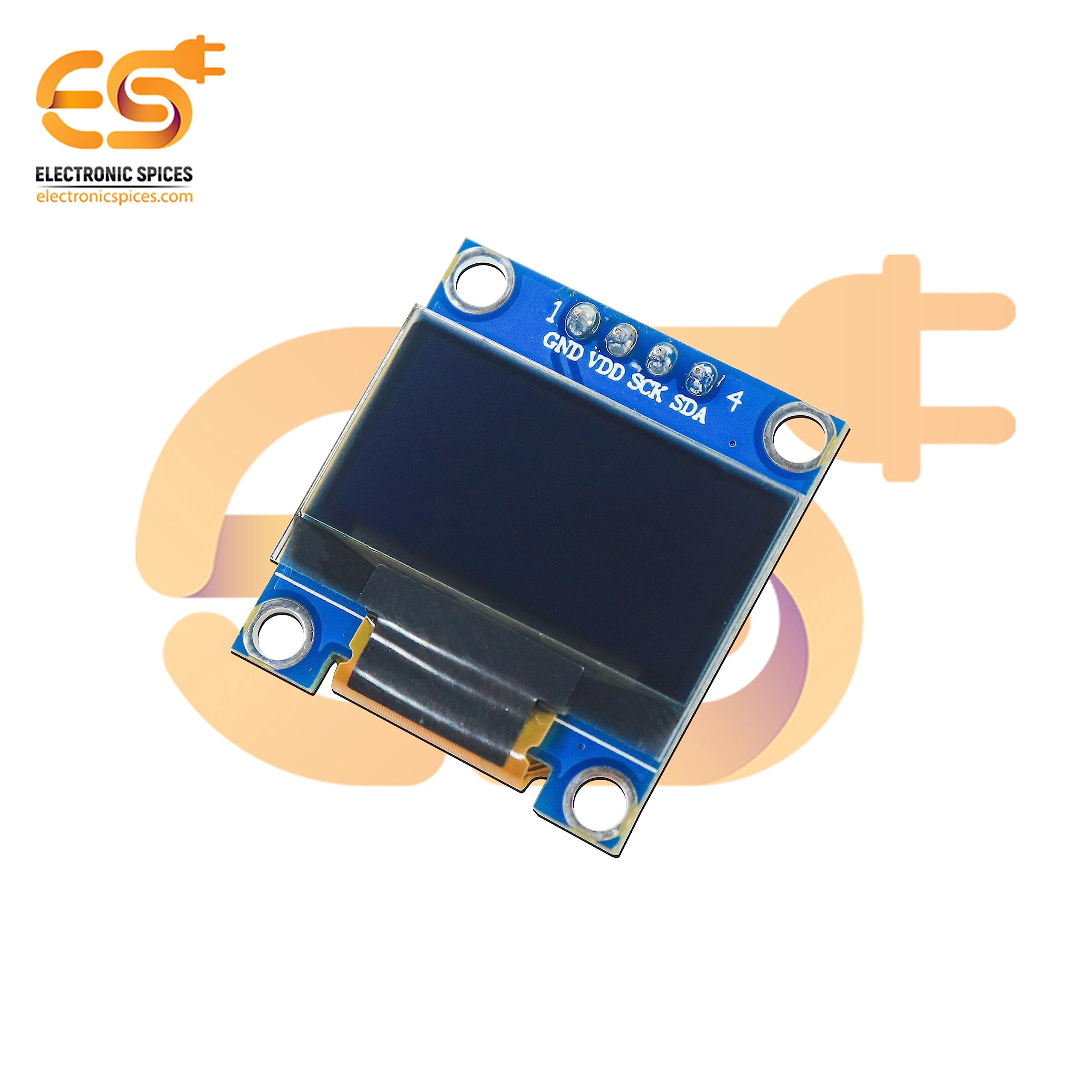 Electronic Spices 0.96 inch OLED Screen Display Module 4 pin compatible with Arduino 3