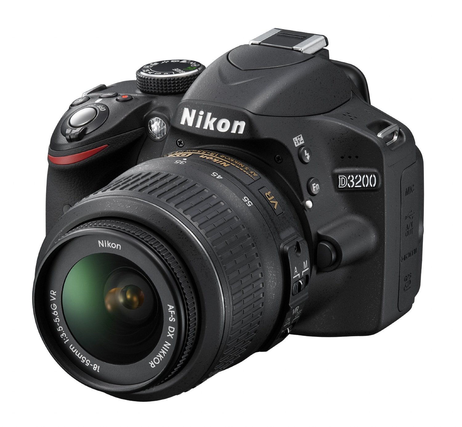 Nikon D3200 24.2 MP CMOS Digital SLR with 18-55mm f/3.5-5.6 AF-S DX VR NIKKOR Zoom Lens (Import) 1