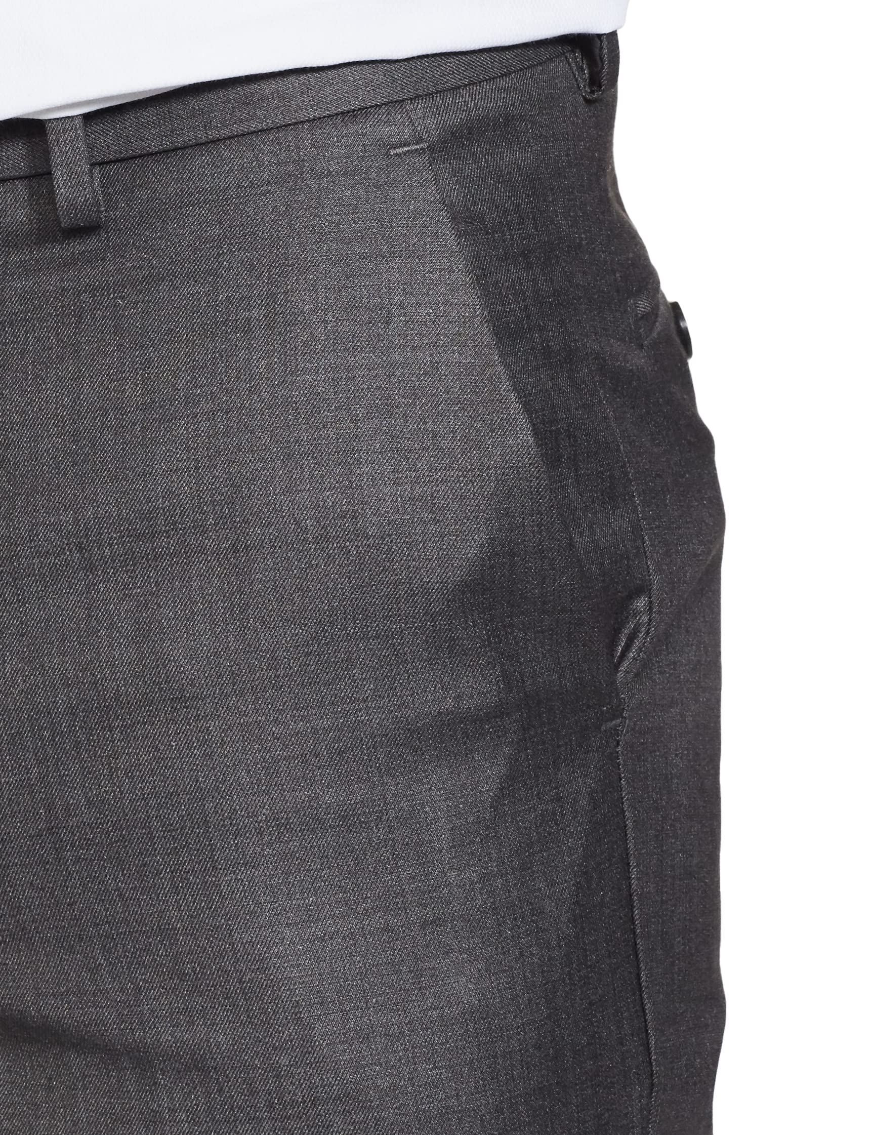 Van Heusen Men's Slim Pants (VHTFFSLB772621_Medium Grey_36) 2