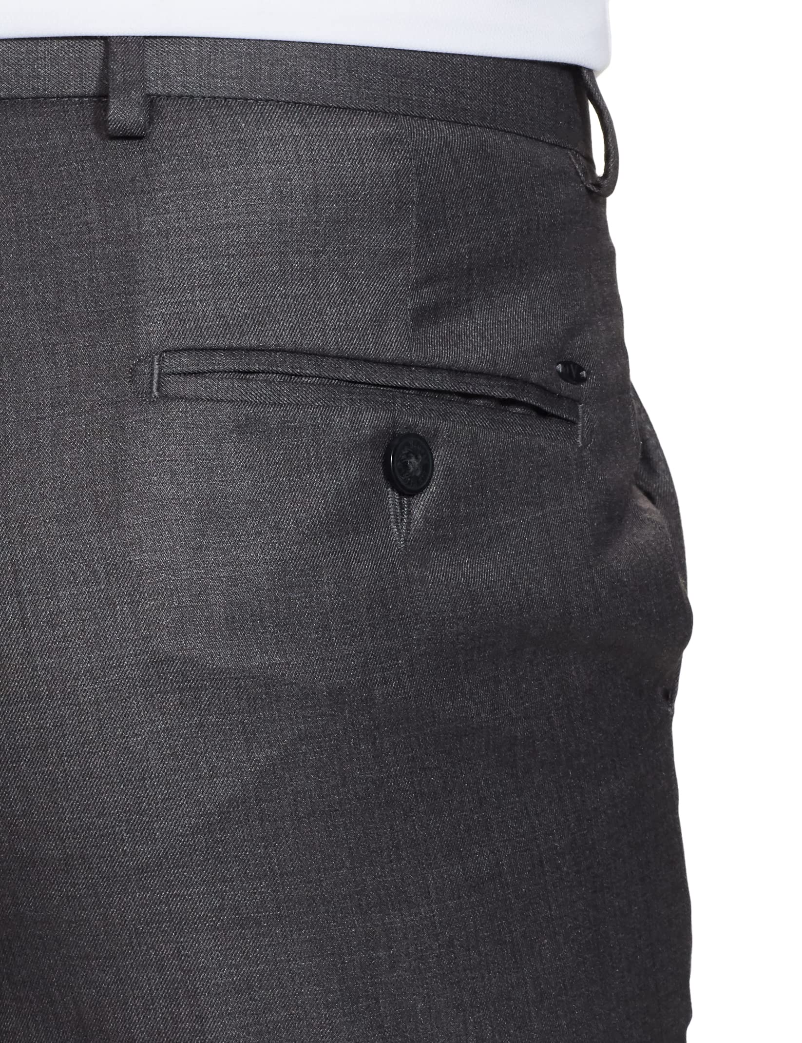 Van Heusen Men's Slim Pants (VHTFFSLB772621_Medium Grey_36) 3