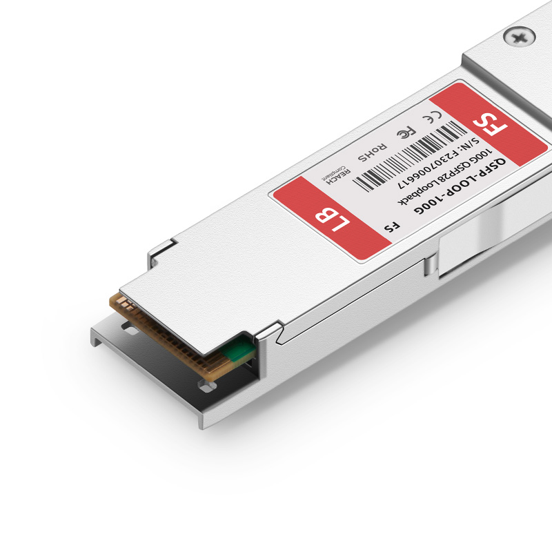 100G QSFP28 Passive Loopback Testing Module for FS Switches 4